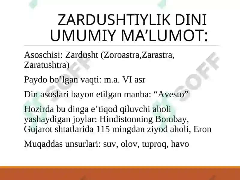 “AVESTO” – Zardushtiylikning muqaddas kitobi sifatida 4