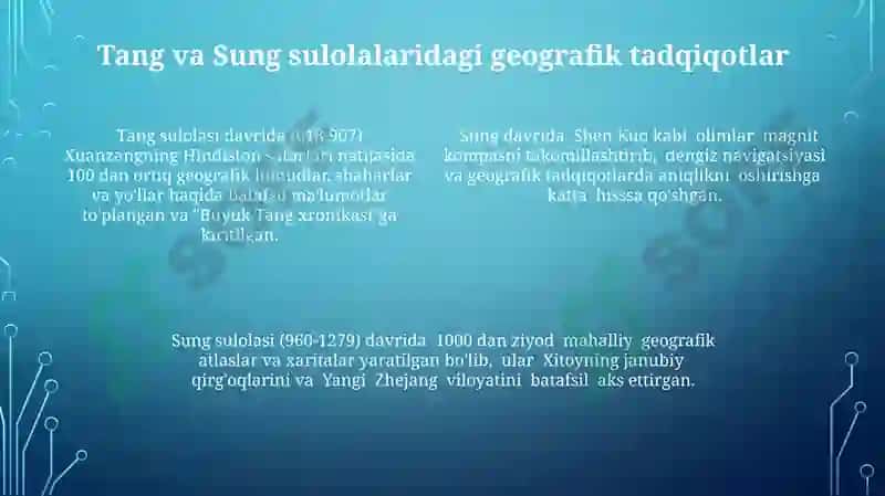 Xitoyda geografik bilimlar rivoji 4