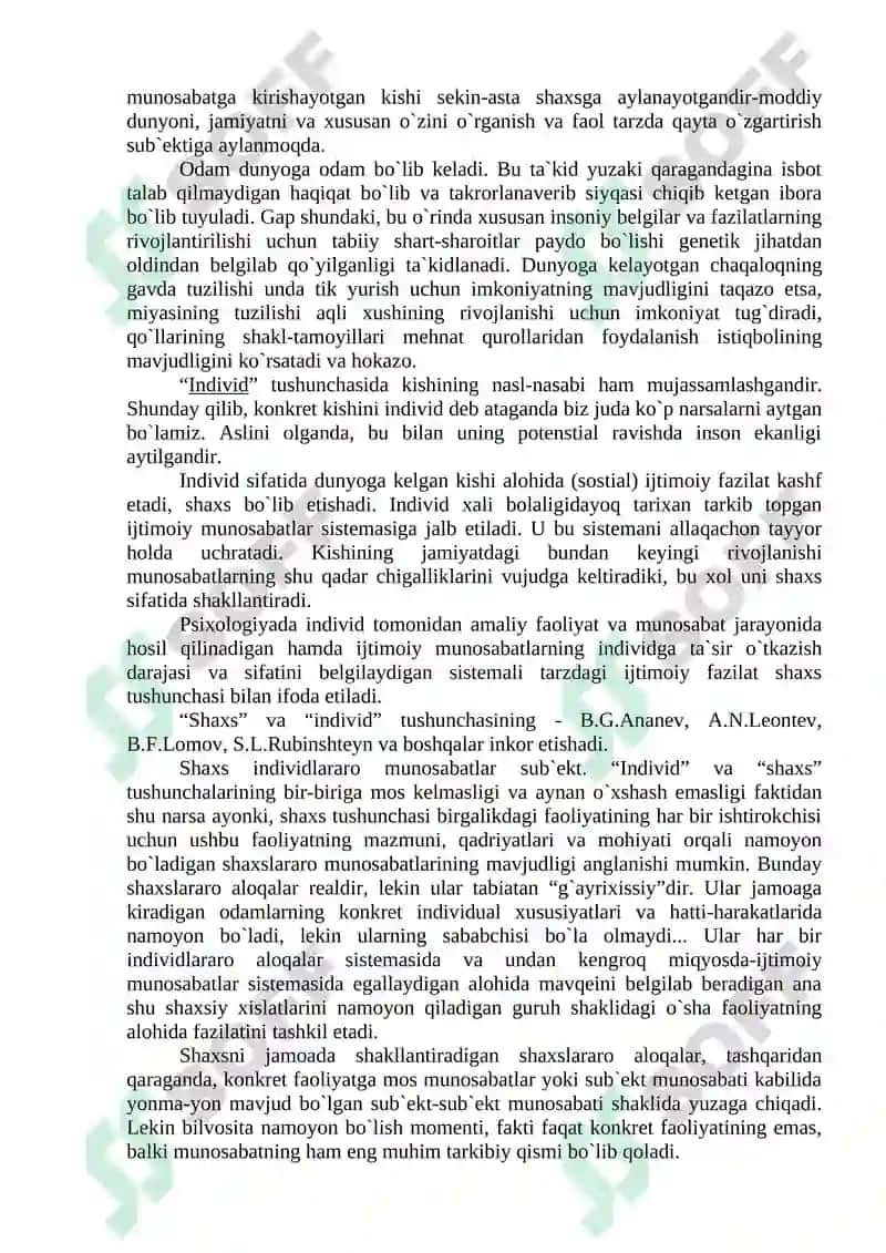 Shaxs Shakllanishining Umumiy Psixologik Qonuniyatlari 4