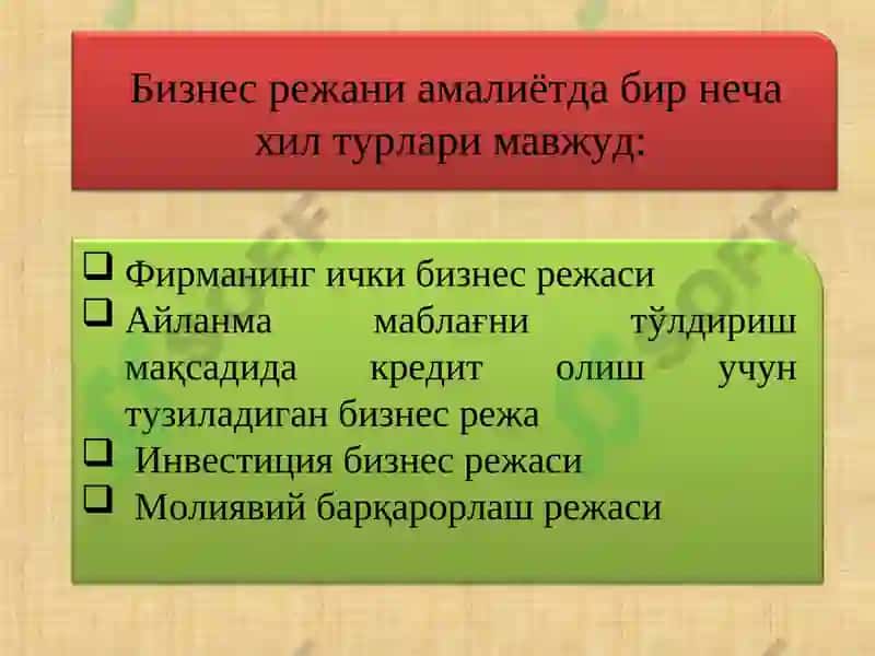 Бизнес режа 4