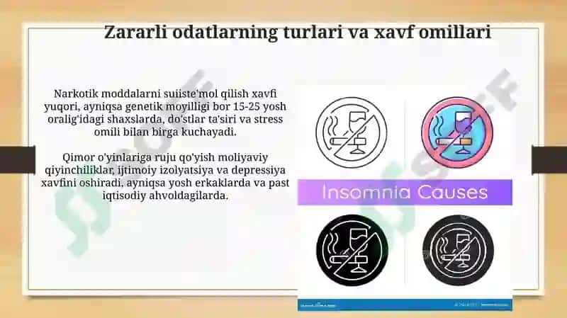 Zararli odatlardan saqlanish va ularni oldini olish 4