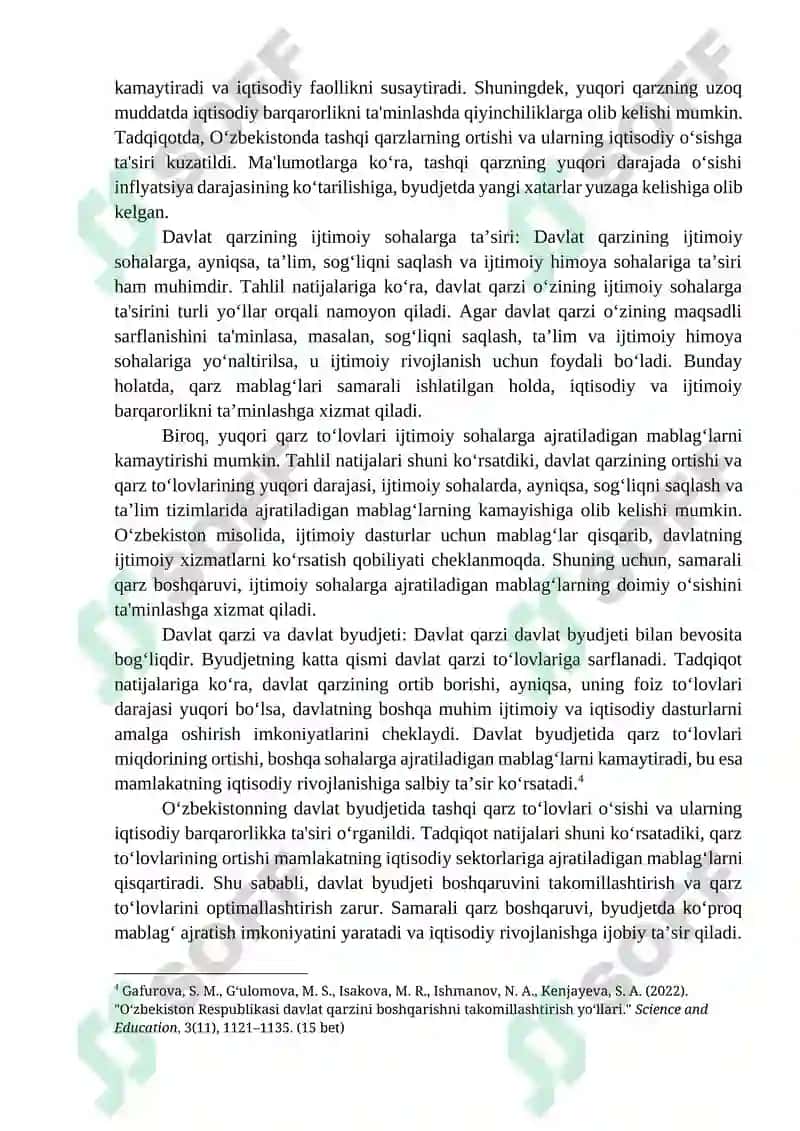 Davlat Qarzi Haqida Tushuncha 4