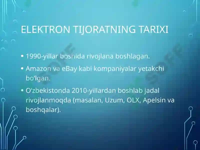 Elektron Tijoratning O‘rni 4