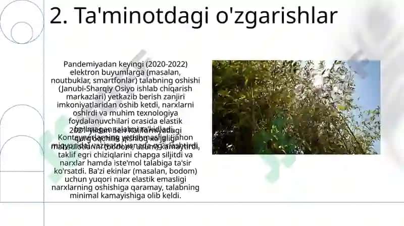Talab, taklif va elastiklikning uch koʻrinishi 4