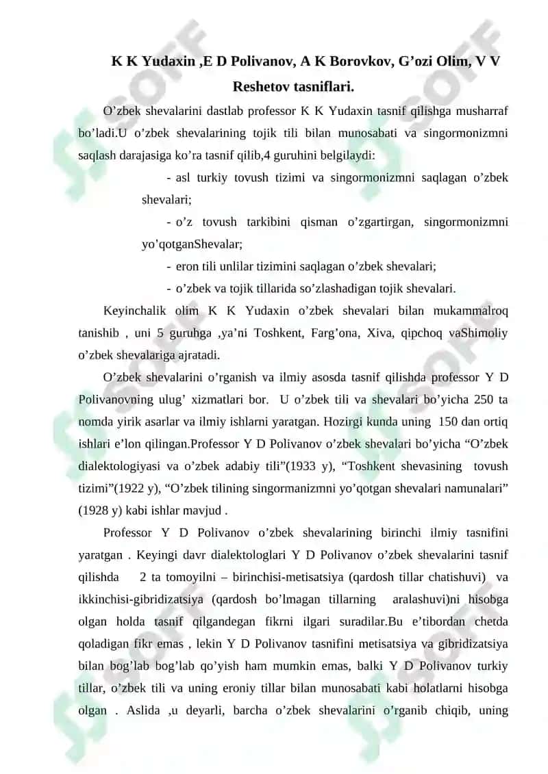 O‘ZBEK TILINING DIALEKTAL BO‘LINISHI 4