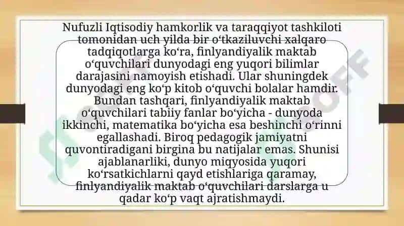 Finlandiya Ta'lim Tizimi 4