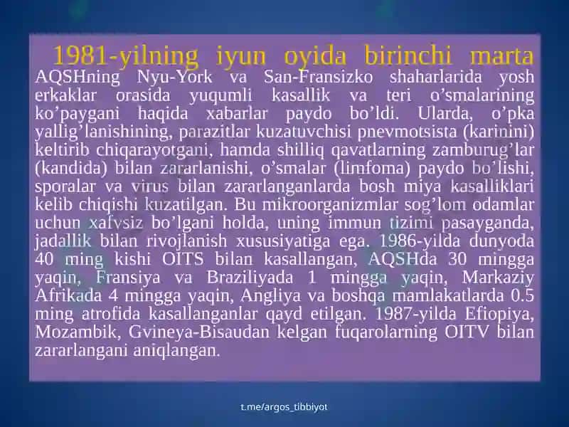 OIV va OITS haqida umumiy ma'lumot 4