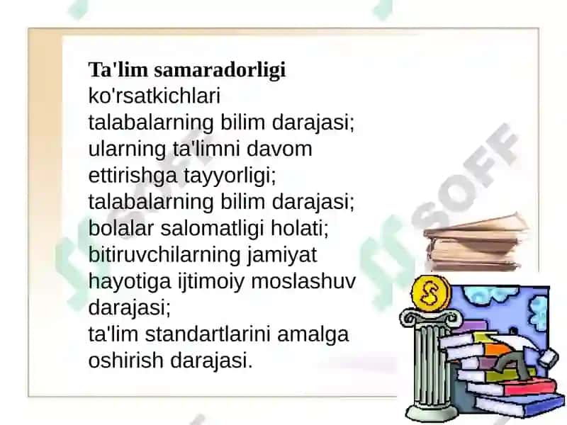 Ta’lim samardorligini oshirish xususiyatlari 4