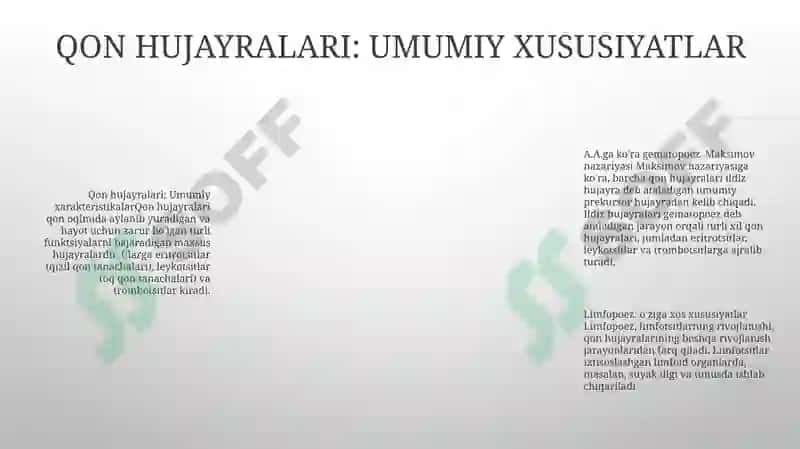 Gematopoez nazariyalari tarixi 4