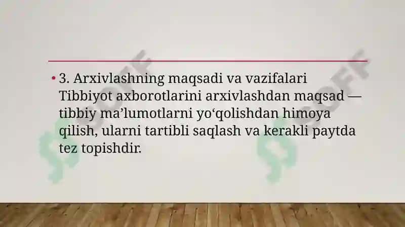 Tibbiyot Axborotlarini Arxivlash Usullari 4