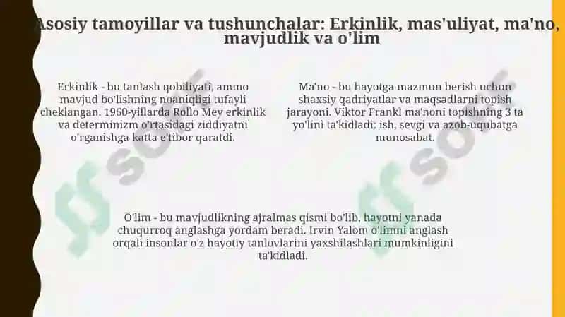 Ekzistensial-gumanistik psixoterapiya 4