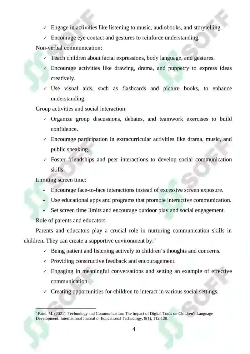 Developing Communication Skills of Children 4