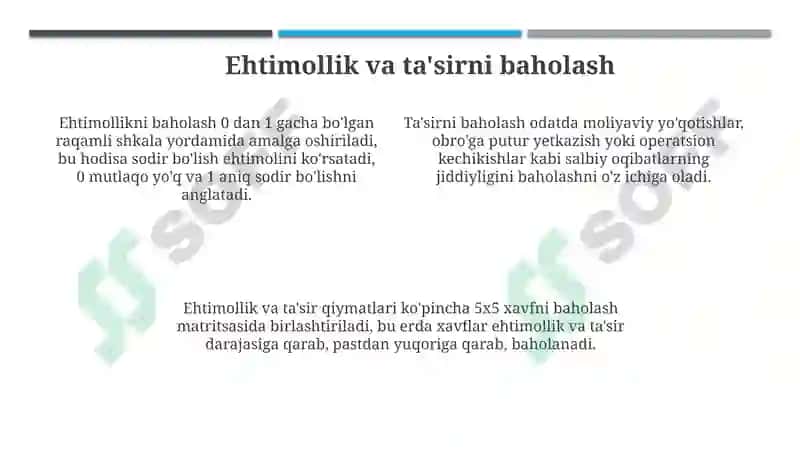 Risk qiymati metodologiyasi 4