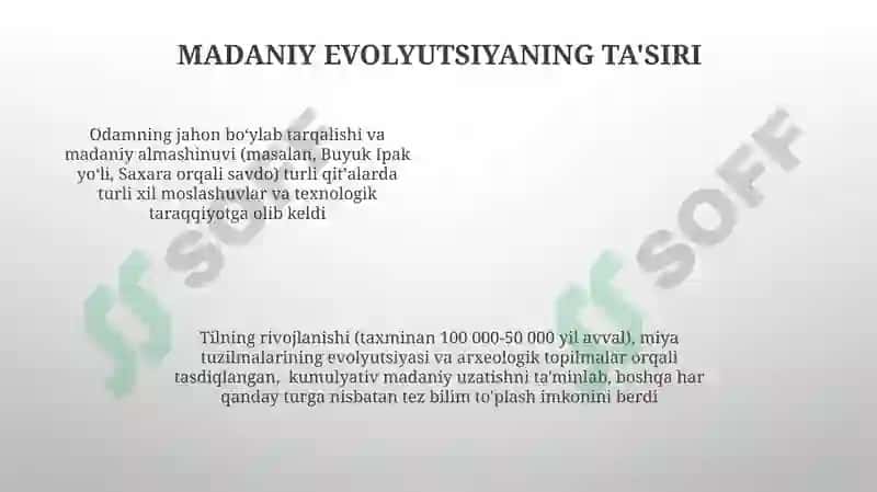 Evolyutsion Taqsimot 4
