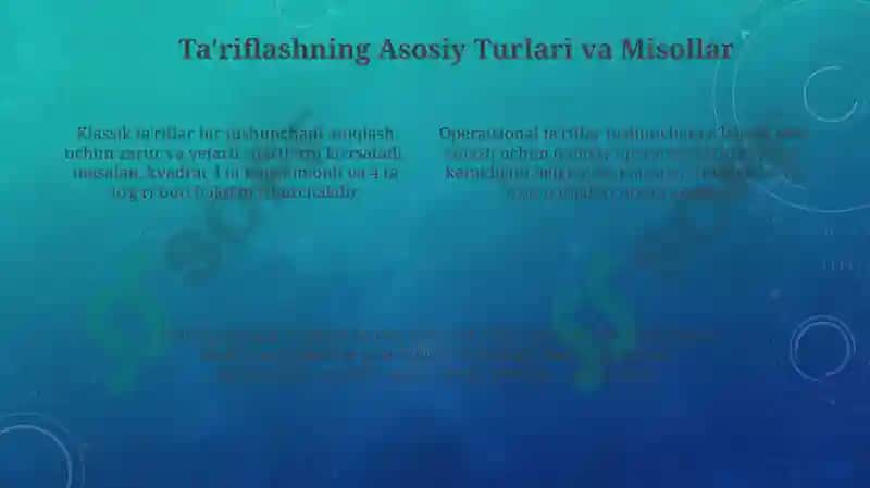 Tushunchalarnita'riflashgaoidmisollar 4