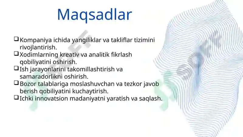 Xodimlarni innovatsiyaga yo‘naltirish. 4