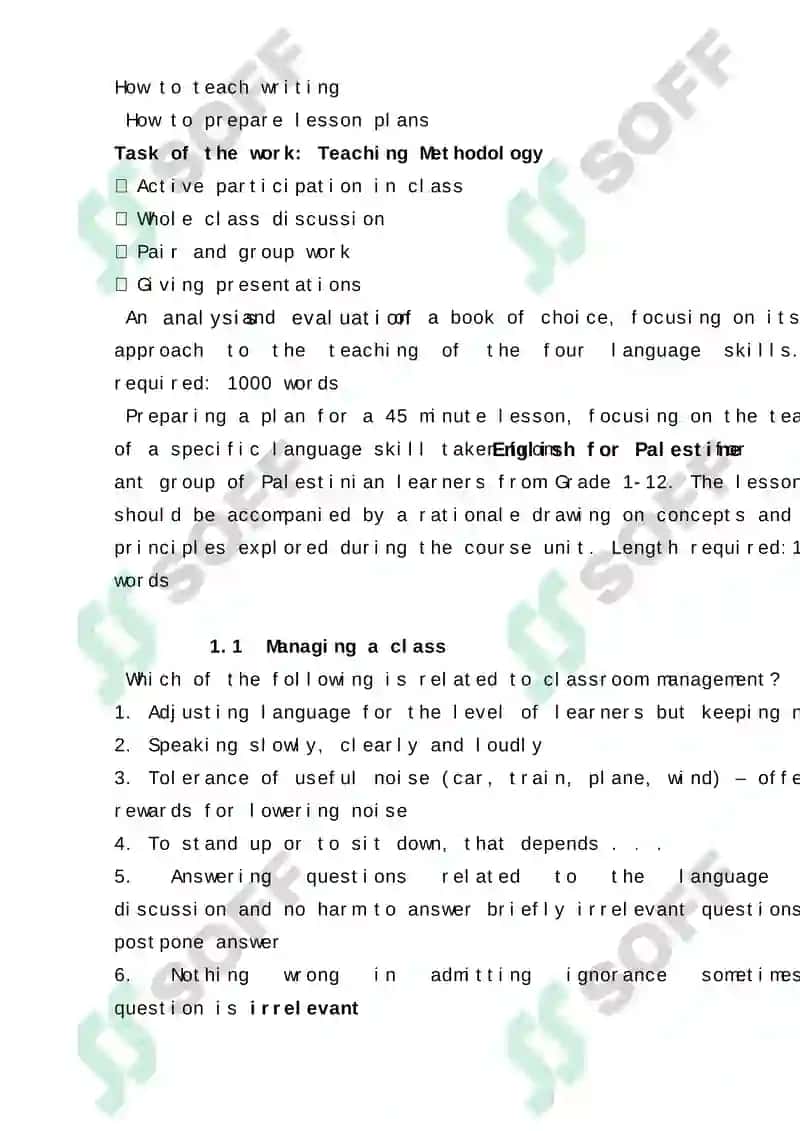 English Language Teaching Methods 4