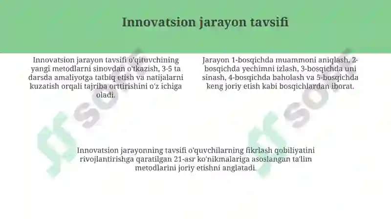 Oʻqituvchining innovatsion faoliyati 4