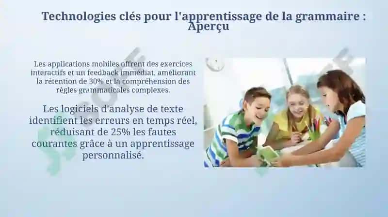 Technologies modernes pour l’enseignement de la grammaire 4