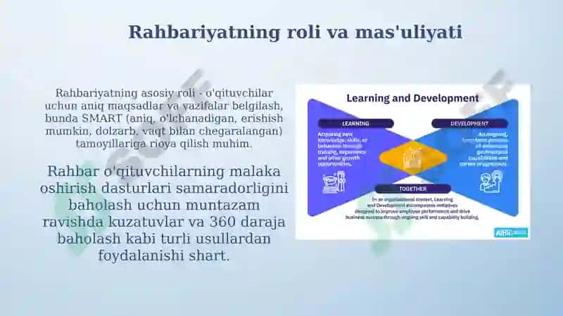 O'qituvchilar malakasini oshirishning tizimli modeli 4