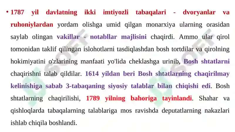 Fransuz inqilobi (XVIII asr oxiri) 4