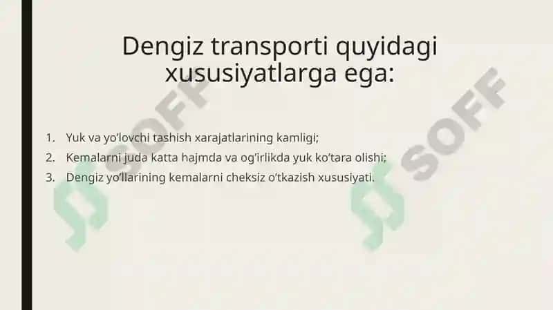 Turistlarga suv transportida xizmat kórsatish 4