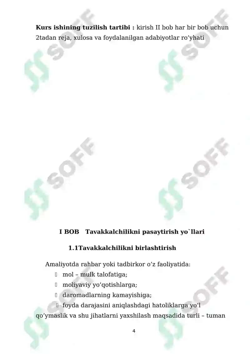 Tavakkalchilikni pasaytirishda sug’urtaning ahamiyati 4