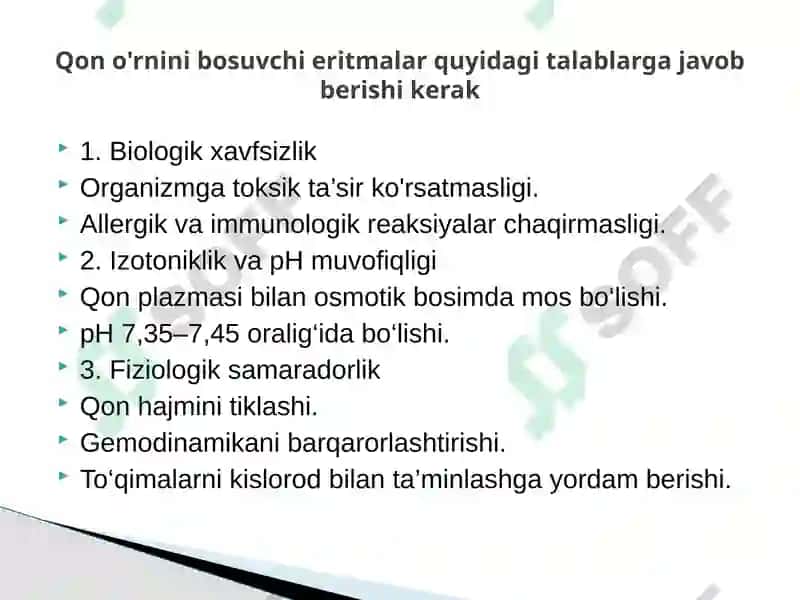 Qon oʻrnini bosuvchi suyuqliklar 4