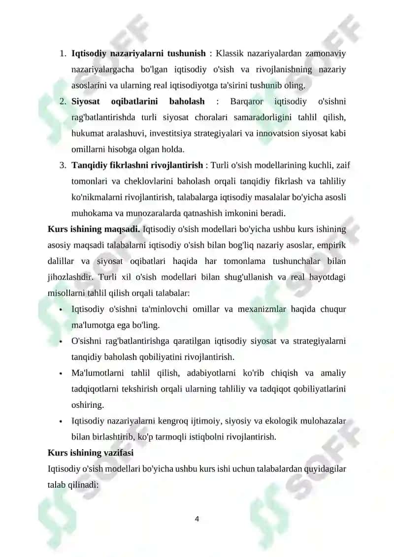 IQTISODIY OʻSISH MODELLARI 4