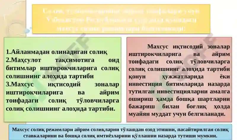Айланмадан олинадиган Солиқ 4