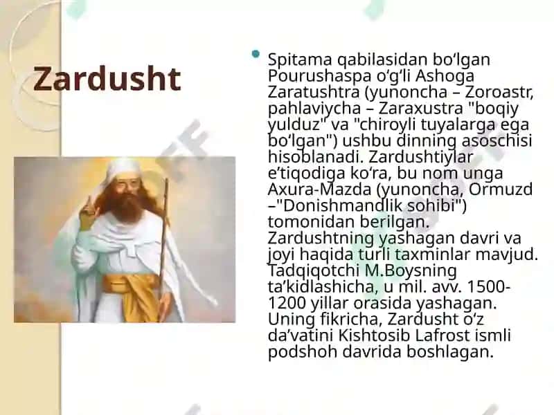 Zardushtiylik Dini 4