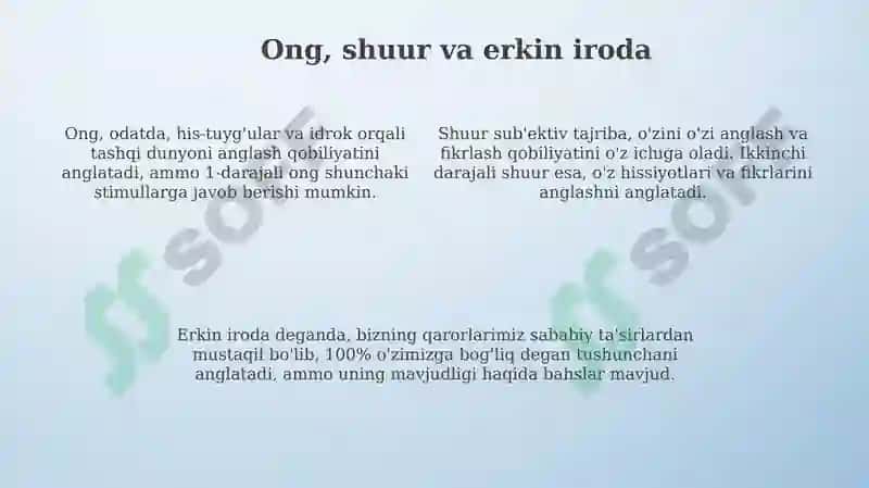 Inson Falsafasi 4