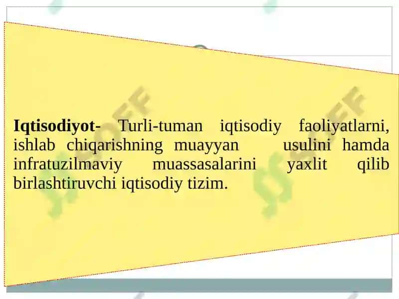 IQTISODIYOT NAZARIYASI 4