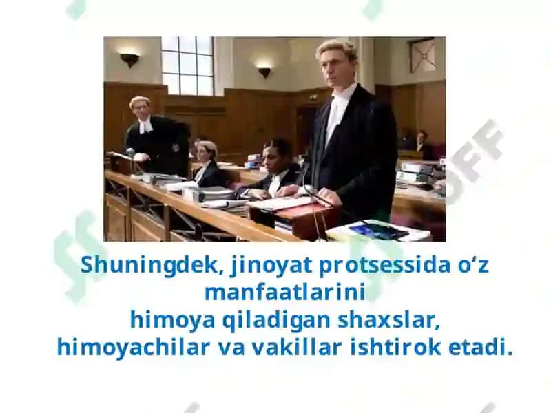 Jinoyat protsessi ishtirokchilari 4