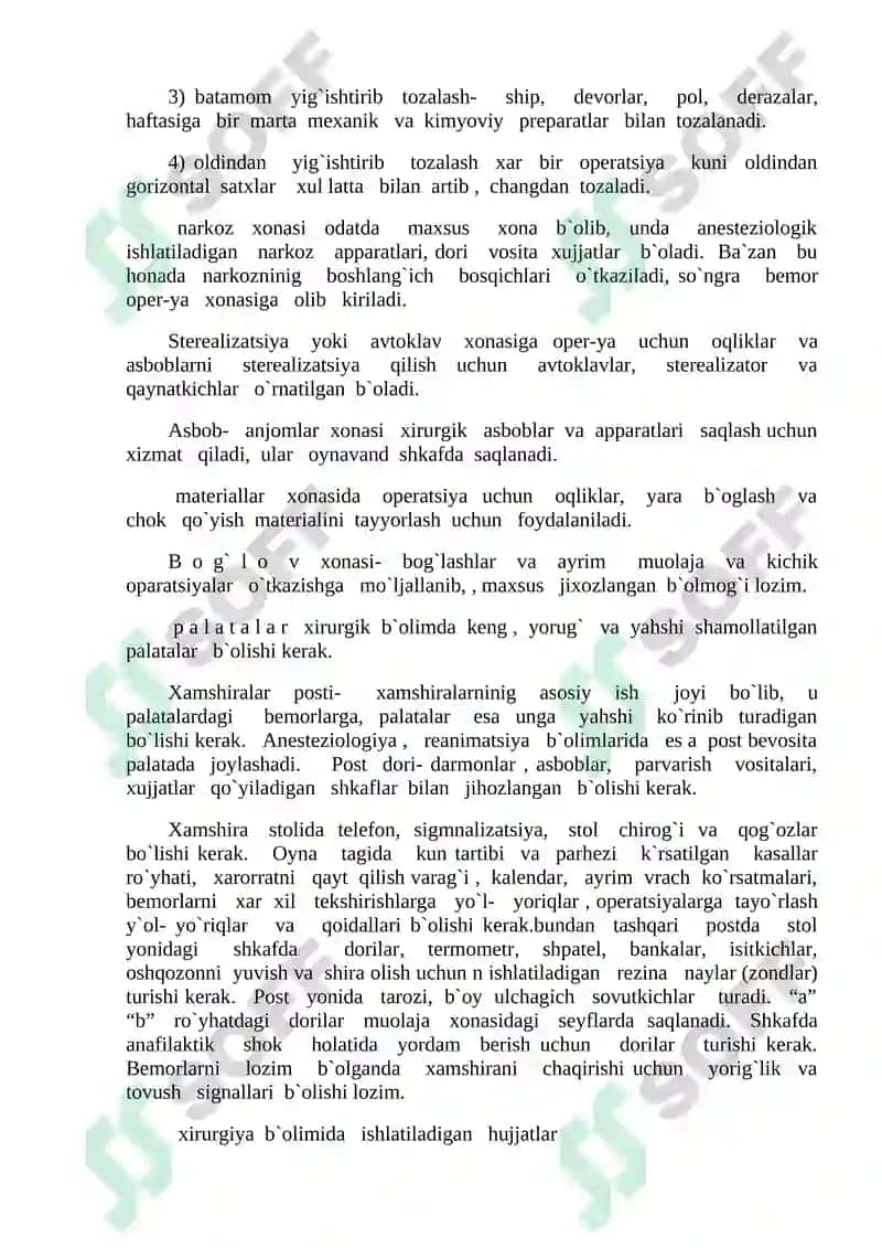 Xirurgik bo'limi ish tartibi 4