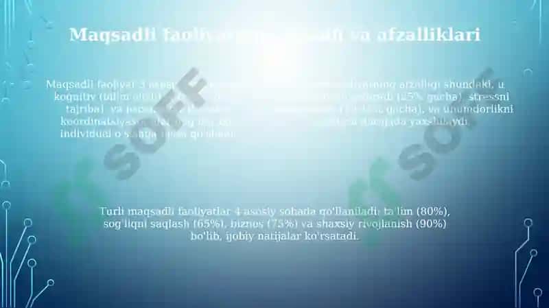 Maqsadga qaratilgan faoliyat 4