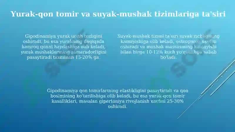 Gipodinamika va uning oqibatlari 4