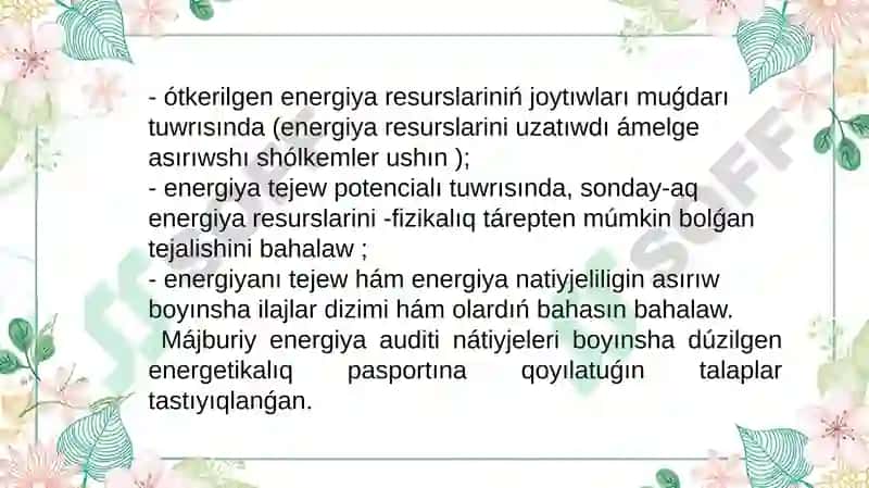 Energetik Pasport 4