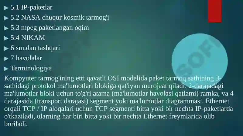 Tarmoq paketlari 4