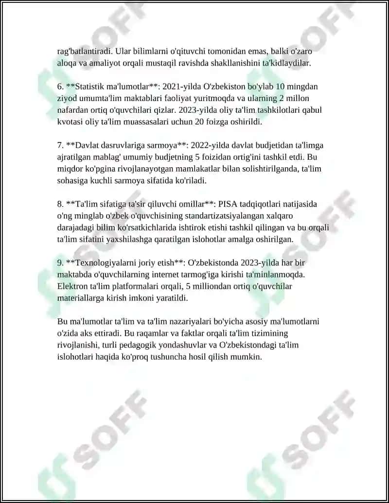 Ta'lim Nazariyalari 4
