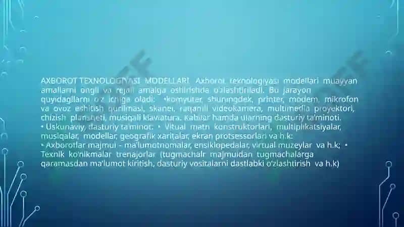 Media texnologiyalari kundalik hayotda 4