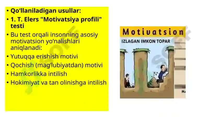 Shaxsning motivatsion sohasi psixodiagnostikasi 4