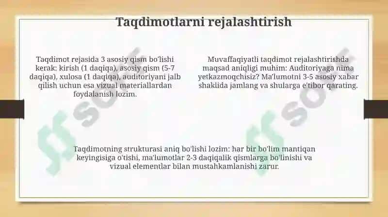 Taqdimottayyorlash va amaliyotlar 4