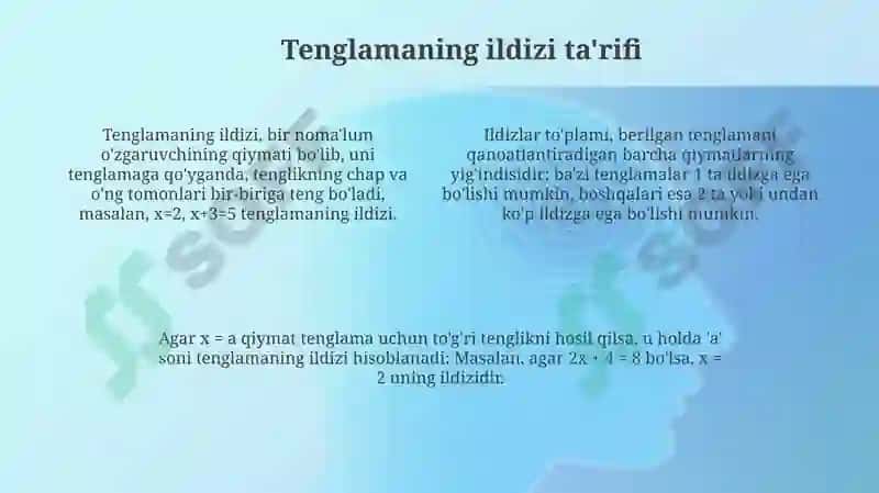 Tenglamavauningildizi 4
