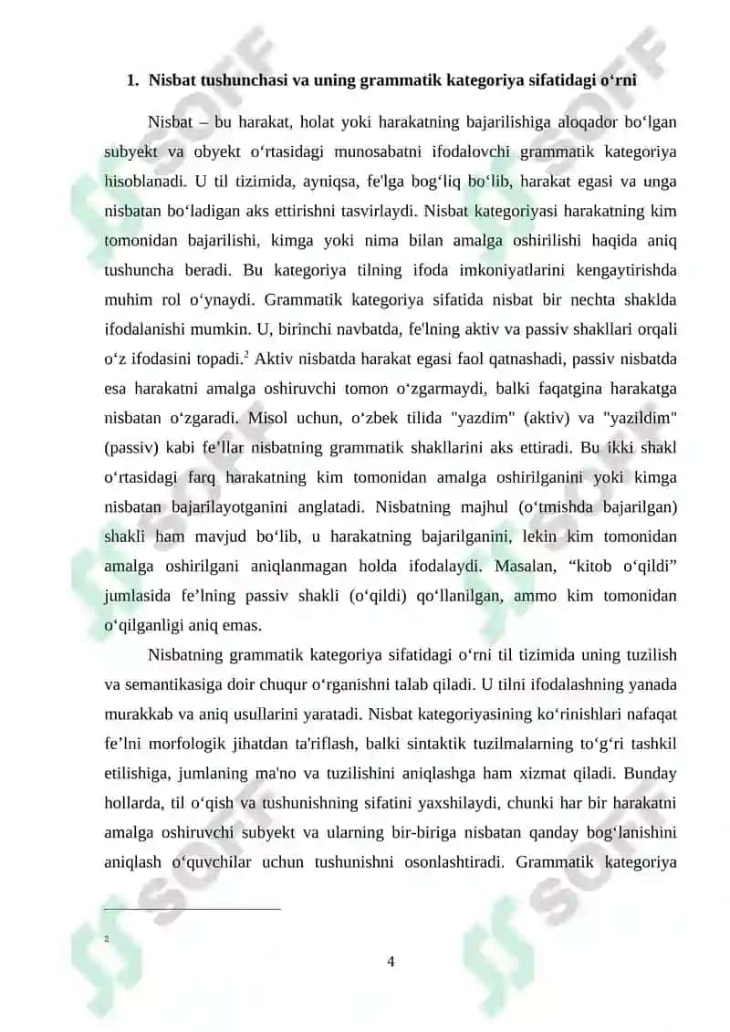 nisbat kategoriyasining oʻrganilishi 4