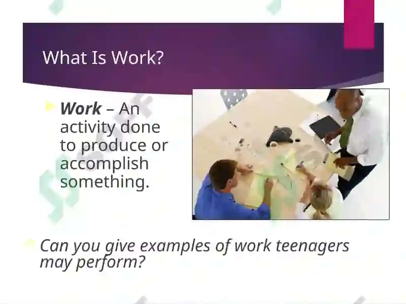 WORK AND JOB 4