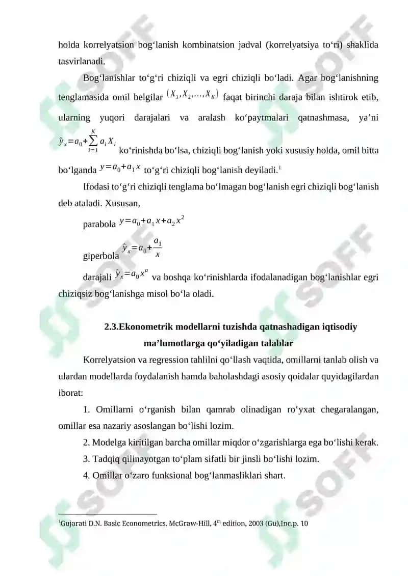 EKONOMETRIK MODELLARNING AXBOROT TA’MINOTI 4