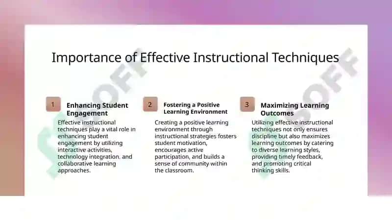 Instructional Strategies for Successful Classroom Management 4