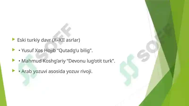 O‘zbek tilining taraqqiyot bosqichlari 4
