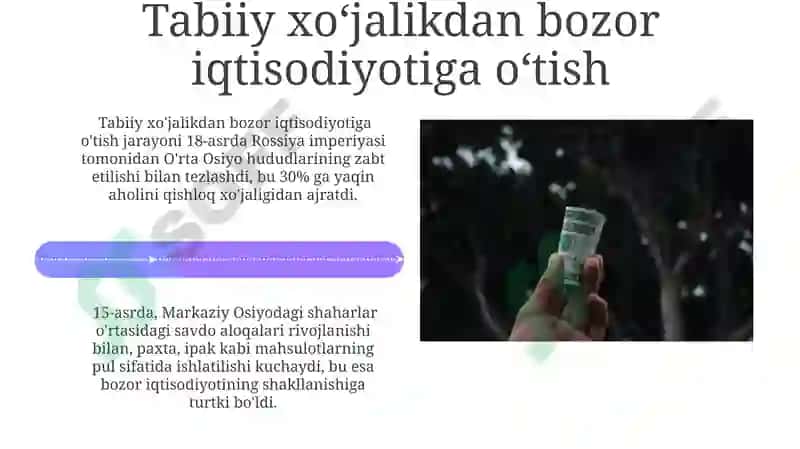 Tovar-pul munosabatlarining rivojlanishi 4